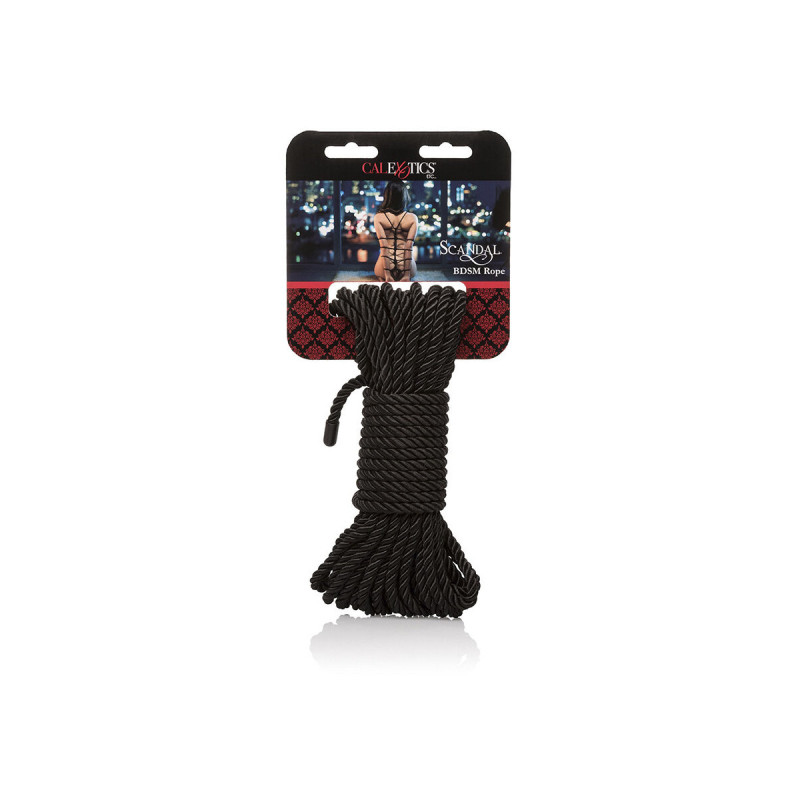 CALEXOTICS - SCANDAL BLACK BDSM ROPE 10 M - Ropes | Vybes.it