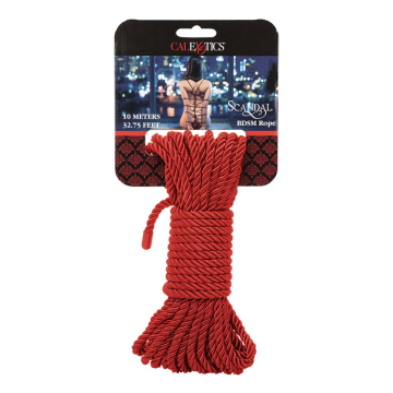 CALEXOTICS - SCANDAL CUERDA BDSM ROJA 10 M