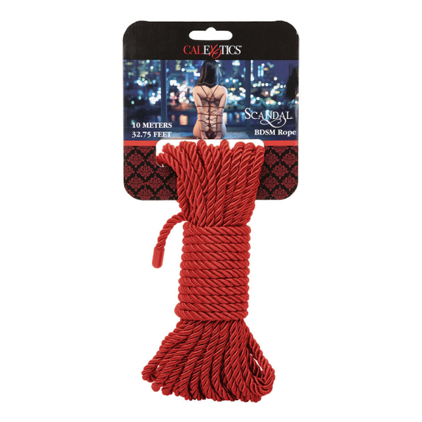 CALEXOTICS - SCANDAL CUERDA BDSM ROJA 10 M