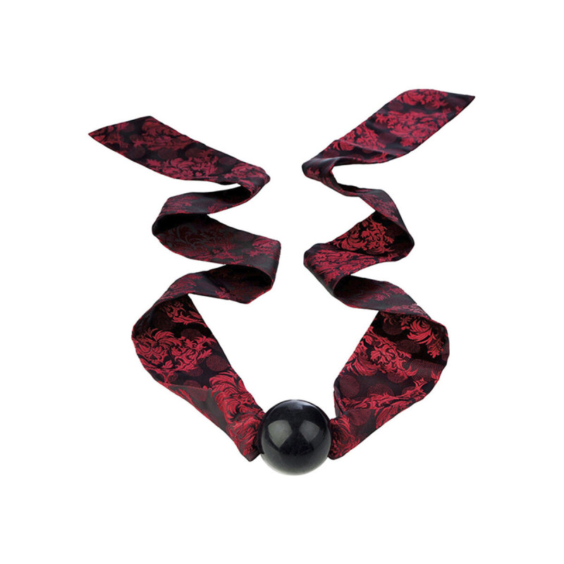 Calexotics - Scandal Mordaza De Bola Con Lazo Negro/Rojo | Vybes.it