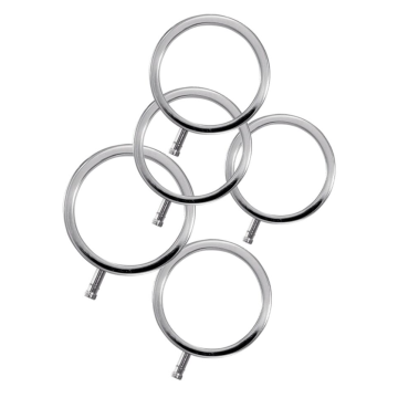 ELECTRASTIM - ELECTRARINGS ANILLOS METÁLICOS PARA EL PENE PACK 5