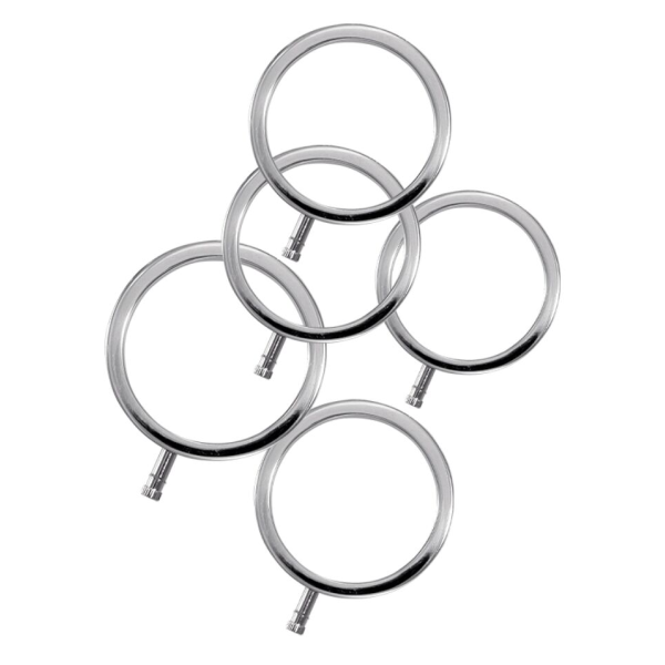 ELECTRASTIM - ELECTRARINGS ANILLOS METÁLICOS PARA EL PENE PACK 5