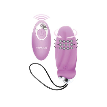 Toyjoy - Happiness You Crack Me Up Vibrateur Rose Télécommande |