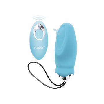 Toyjoy - Vibratore Happiness Sono Così Eggcited Con Telecomando Blu