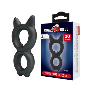 Crazy Bull - Bague Double En Silicone Toran Modèle 20 | Vybes.it