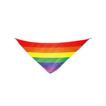 PRIDE - PAÑUELO ALGODÓN TRIANGULAR BANDERA ARCOÍRIS