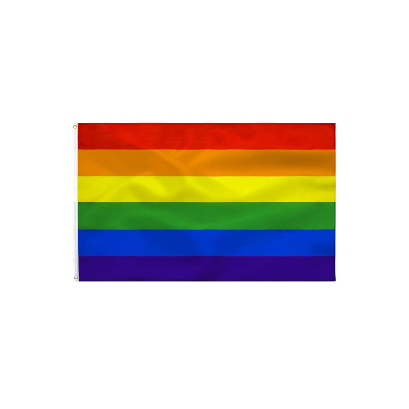 FIERTÉ - DRAPEAU ARC-EN-CIEL 90 X 150 CM - PRIDE - Accessoires