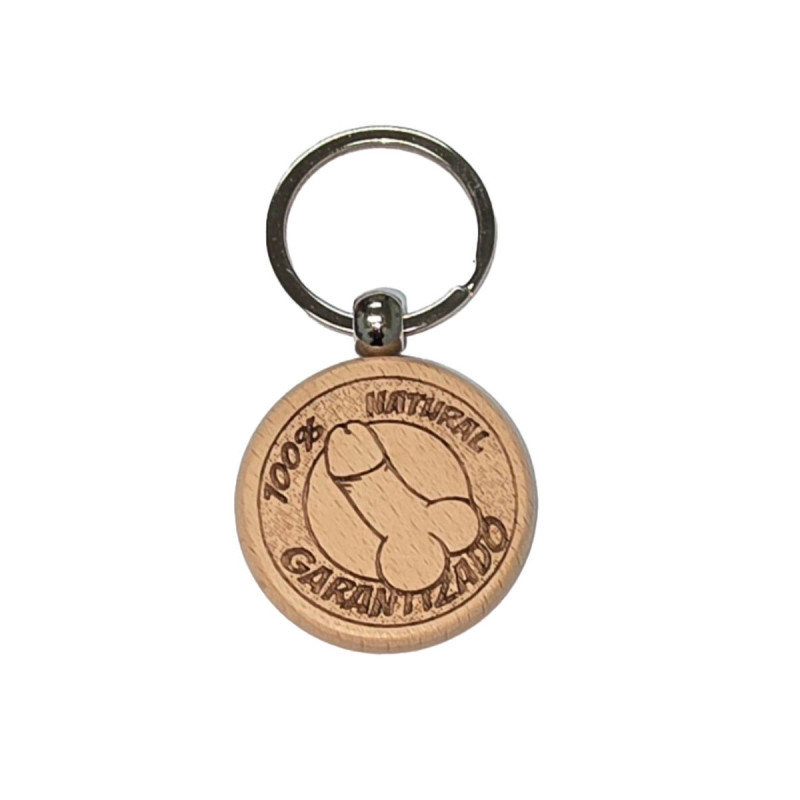 DIABLO PICANTE - WOODEN PENIS-SHAPED KEYCHAIN - Fun items