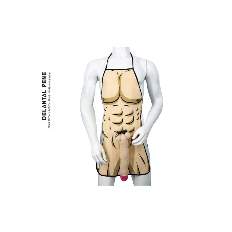 DIABLO PICANTE - GREMBIULE PENE 3D MUSCOLARE E AUDACE - Grembiuli
