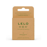 LELO - HEX ORGANIC CONDOM BOX 3 UNITS - Boxes of 3 | Vybes.it
