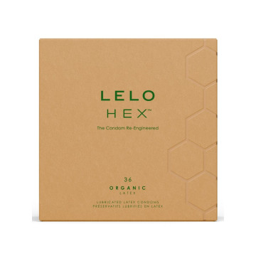 Lelo - Preservativi Organici Hex Confezione Da 36 Unità | Vybes.it