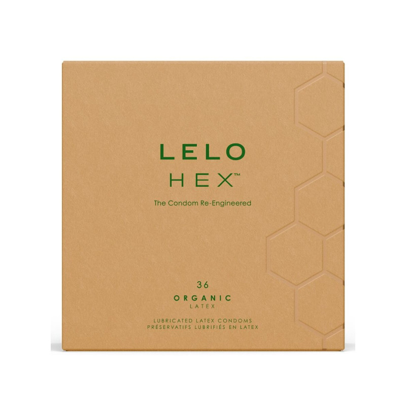 Lelo - Preservativi Organici Hex Confezione Da 36 Unità | Vybes.it