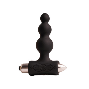 Rocks - Off - Petite Sensations Bubbles Plug Anal Vibrador Negro |
