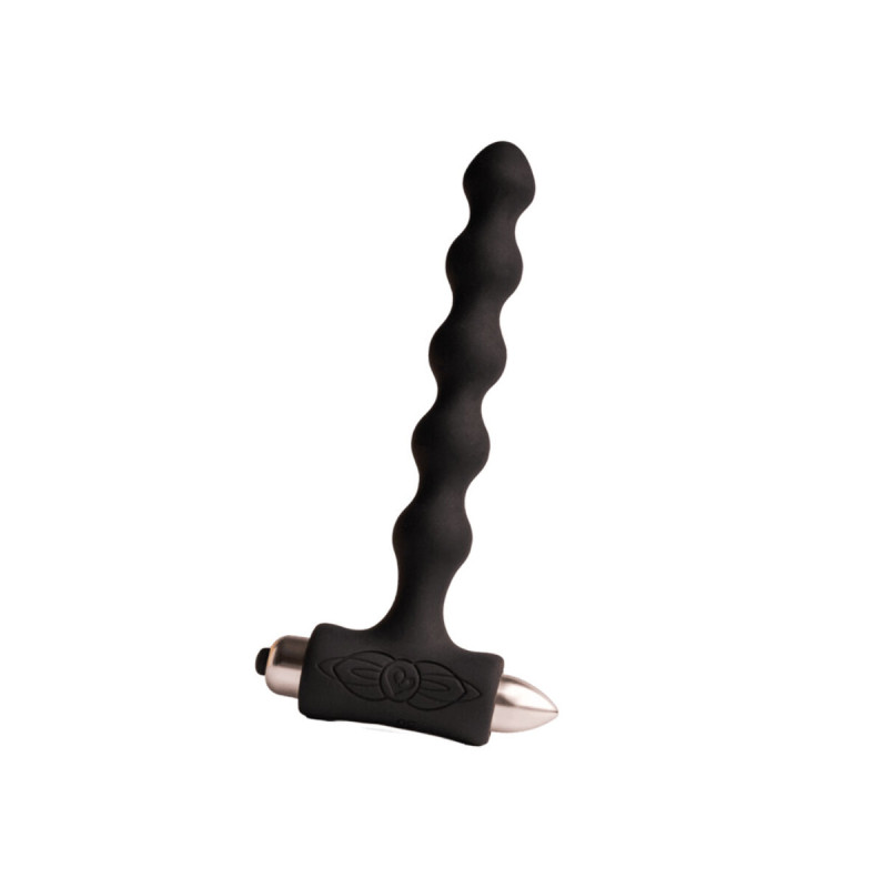 Rocks - Off - Petite Sensations Pearls Plug Anal Vibrador Negro |