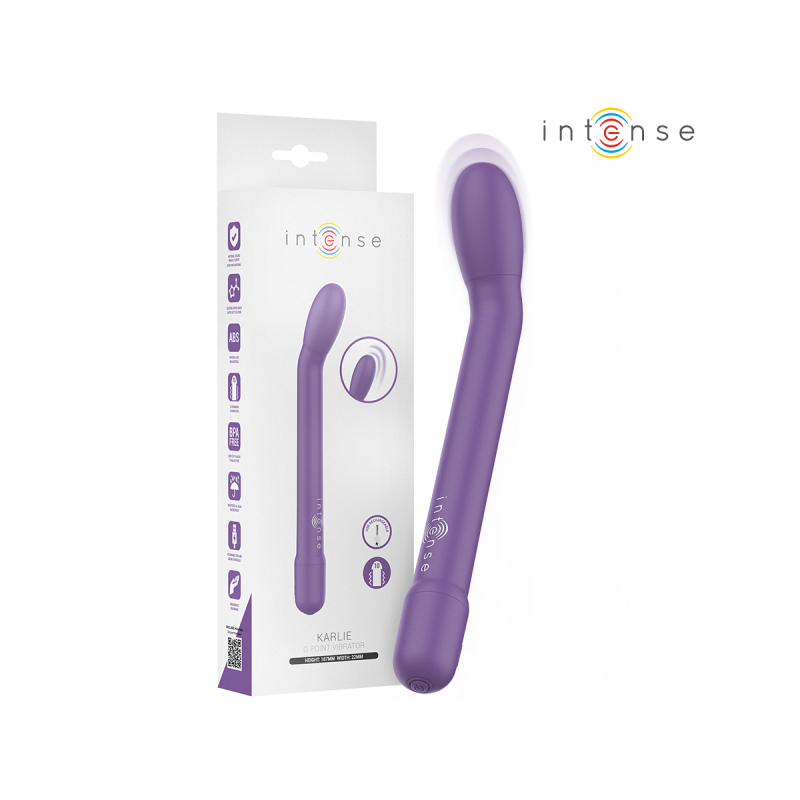 Intense - Karlie Estimulador Punto - G Recargable Morado | Vybes.it