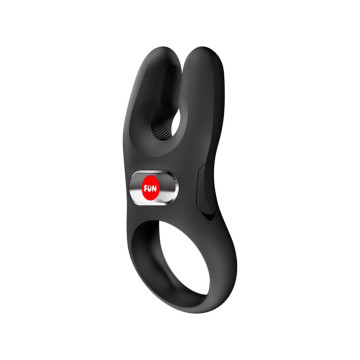FUN FACTORY - NOS PRO ANILLO VIBRADOR PENE NEGRO
