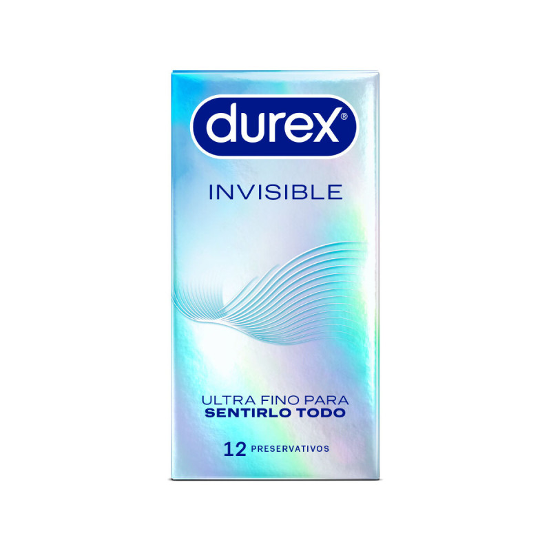 DUREX - ULTRA THIN INVISIBLE CONDOMS 12 UNITS - DUREX CONDOMS - Sensi…