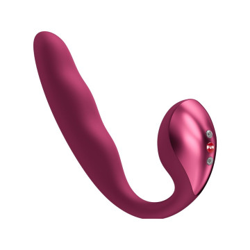 Fun Factory - Allegro Doble Vibrador Insertable Air Pulse Burdeos |