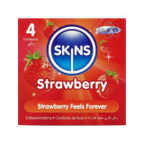 SKINS - ERDBEERE PREMIUM-KONDOME PACKUNG 4 - Aromen | Vybes.it