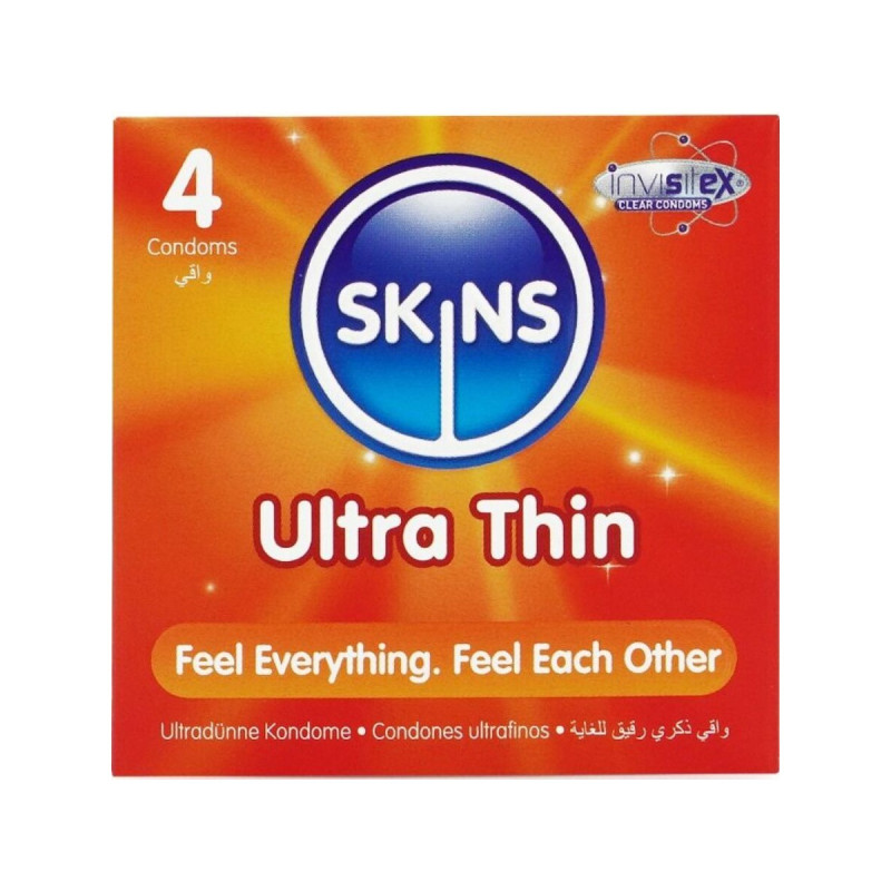 SKINS - ULTRADÜNNE PREMIUM-KONDOME PACKUNG 4 - Empfindlich
