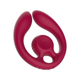 Snail Vibe - Gizi Dúo Estimulador De Parejas Control Remoto Burdeos