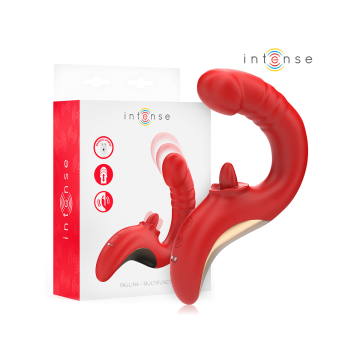 Intense - Paulina Vibrador & Estimulador En Forma De U Rojo |