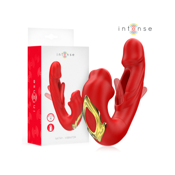 Intense - Nathy Vibrador Doble Con Boca Estimuladora Multifunción