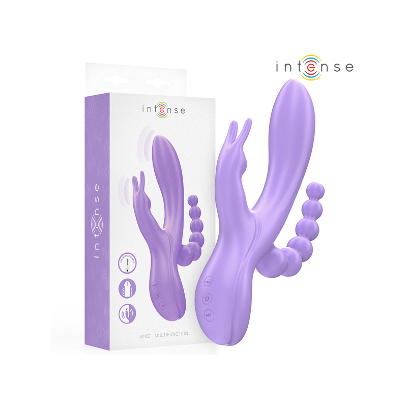 Intense - Miko Triple Vibrador Rabbit & Estimulador & Anal 7