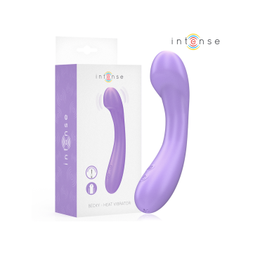 Intense - Becky Vibrador 19 Cm Calentable 7 Vibraciones Morado |