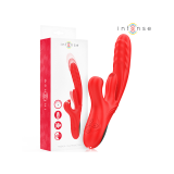 Intense - Rosalia Vibrador Multifunción 3 En 1 Rojo | Vybes.it