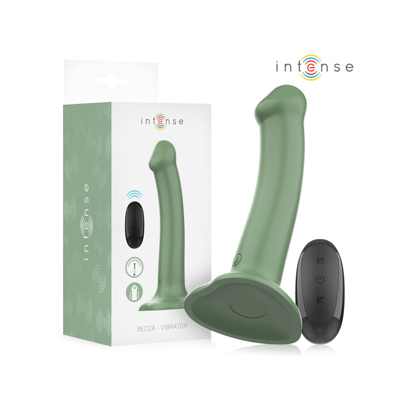 Intense - Becca Vibrator Mit Saugnapf 10 Vibrationen Grüne