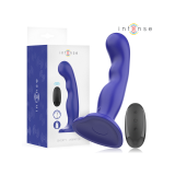 Intense - Shorty Vibrateur Avec Ventouse Télécommande Bleue |