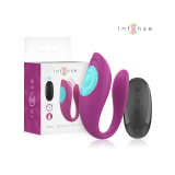 Intense - Annie Vibrateur Et Stimulateur En U Violet Télécommande |