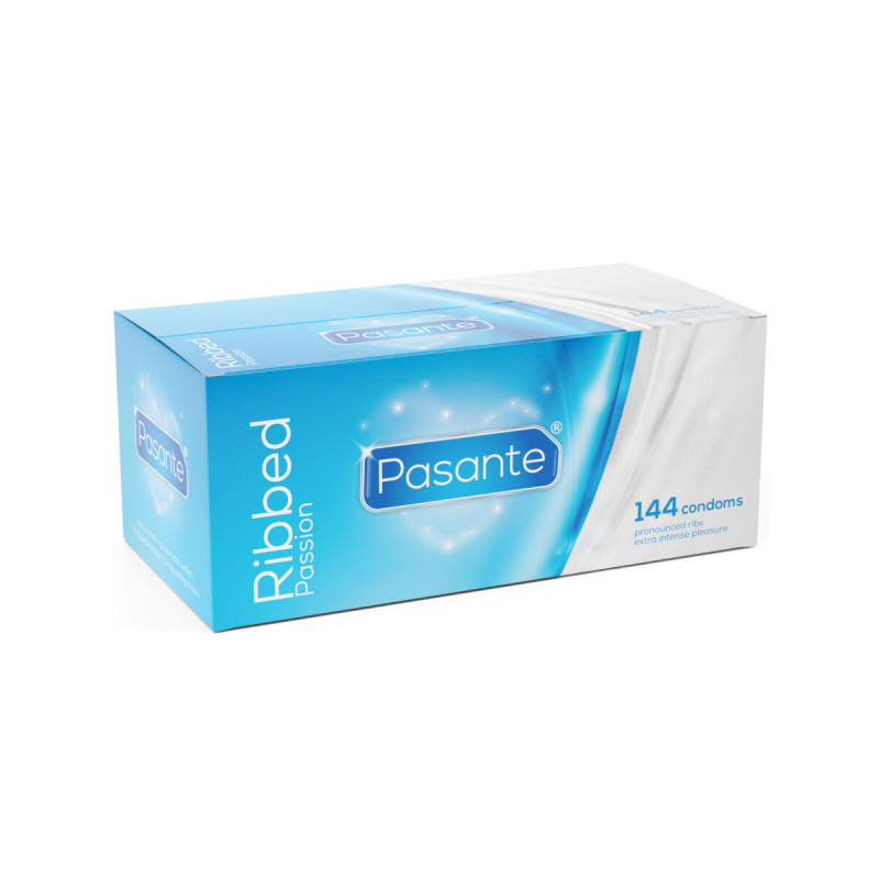 PASANTE - GERIPPTE PASSION-KONDOME BOX 144 EINHEITEN - Punkte und Deh…