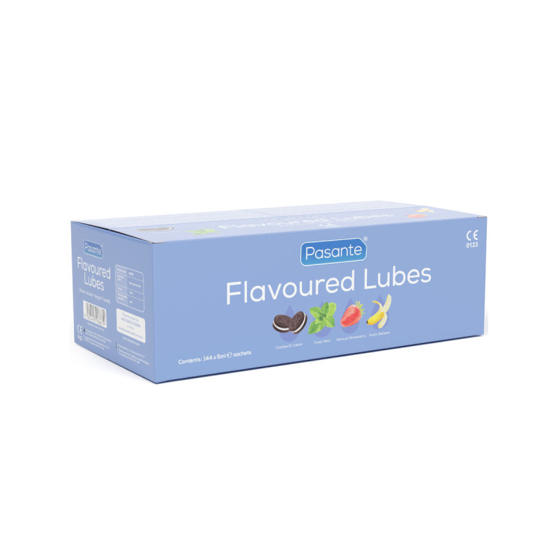 PASANTE - FLAVOR LUBRICANTS BOX 144 UNITS 5 ML - With delicious flavo…