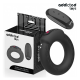 ADDICTED TOYS - VIBRIERENDER COCKRING MIT WÄRMEEFFEKT UND FERNBEDIENUNG