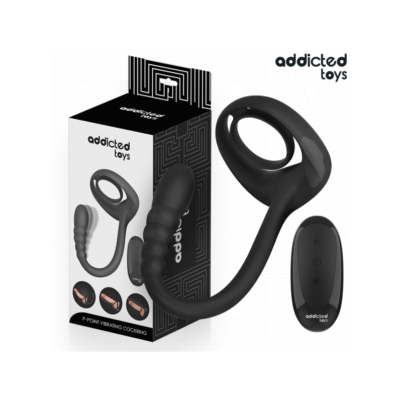 Addicted Toys - P - Spot Vibrierender Cock Ring Mit Fernbedienung |