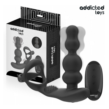 ADDICTED TOYS - MASSEUR DE PROSTATE ROTATIF À TÉLÉCOMMANDE