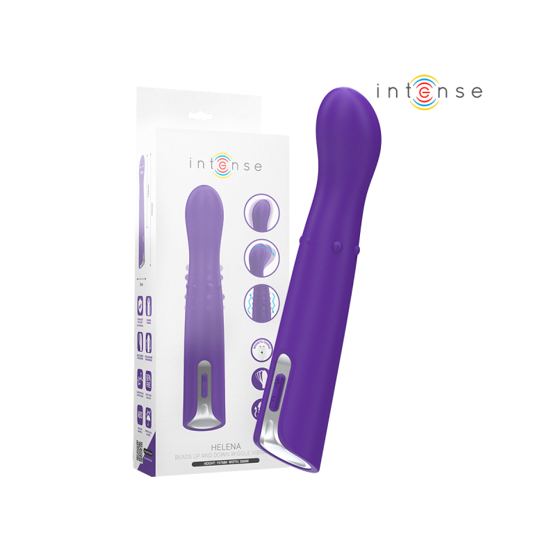 Intense - Helena Vibrador Up & Down Modo Beads 13,5 Cm | Vybes.it