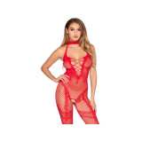 Leg Avenue - 89336 Bodystocking Ohne Schritt Rot - Eine Grösse |