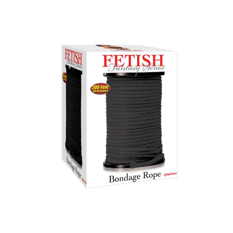 Fetish Fantasy Series - Series Bondage Rope Black 60.96 Meters |