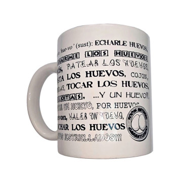 DIABLO PICANTE - WHITE MUG WITH BALLS SYNONYMS 370 ML - Accessories