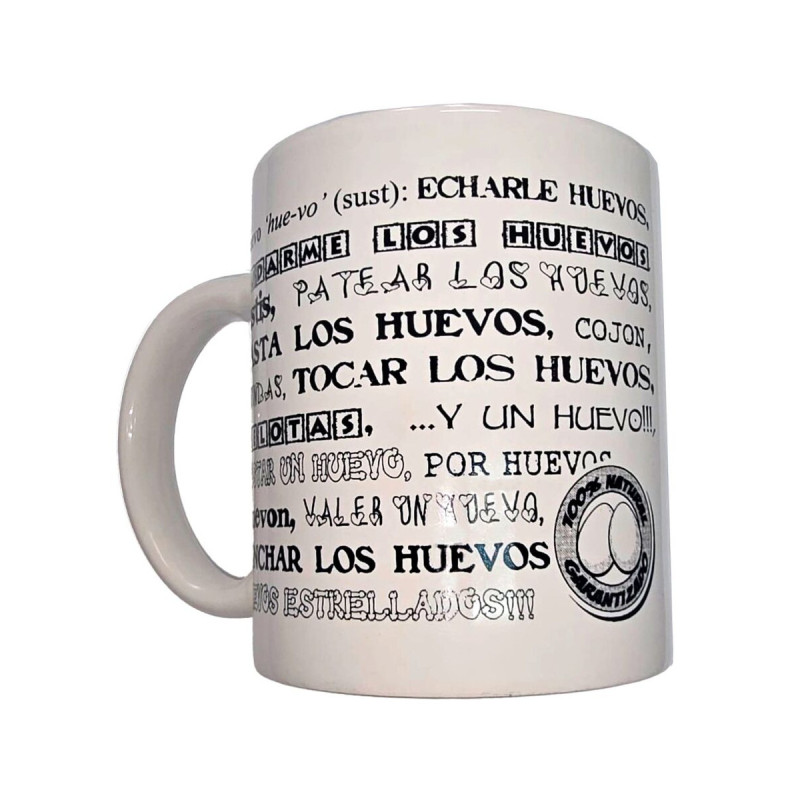 DIABLO PICANTE - WHITE MUG WITH BALLS SYNONYMS 370 ML - Accessories
