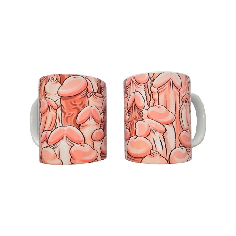 DIABLO PICANTE - TASSE PÉNIS COULEUR 370 ML - Accessoires
