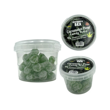 DIABLO GOLOSO - 20 CARAMELLE PER PENE AROMA CANNABIS - Caramelle dive…