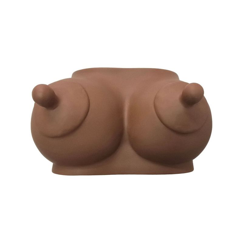 DIABLO PICANTE - TIRELIRE EN FORME DE SEINS TON FONCÉ - Tirelires amu…