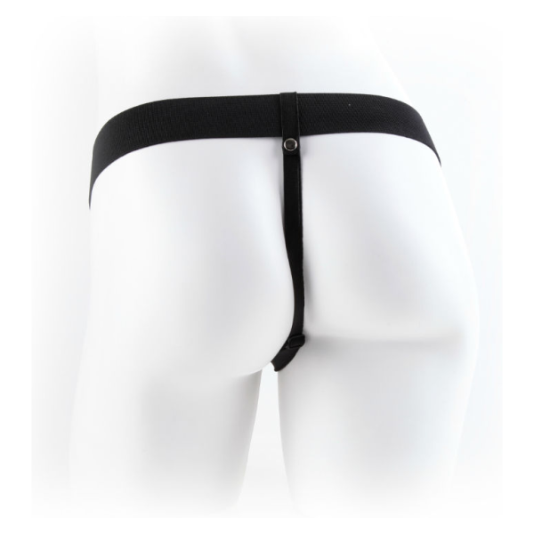 FETISH FANTASY SERIES - 11 HOLLOW STRAP-ON VIBRIEREN MIT BLLEN 27,9CM FLEISCH