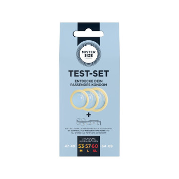 MISTER SIZE - TESTSET MIT 3 KONDOMEN IN VERSCHIEDENEN GRÖSSEN + MASSB…
