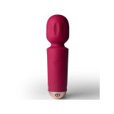 Rocks - Off - Mini Baguette Rechargeable 16 Fonctions Rouge Azalée