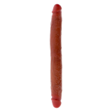 GET REAL - DILDO IN SILICONE A DOPPIA ESTREMITÀ CARAMELLO 35 CM